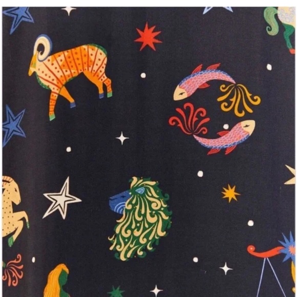 FARM RIO Zodiac Lenzing Escovero Viscose Midi Shirtdress Size S - Picture 10 of 14